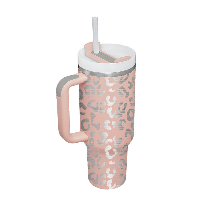 Tumbler With Handle (Straw Insulated)