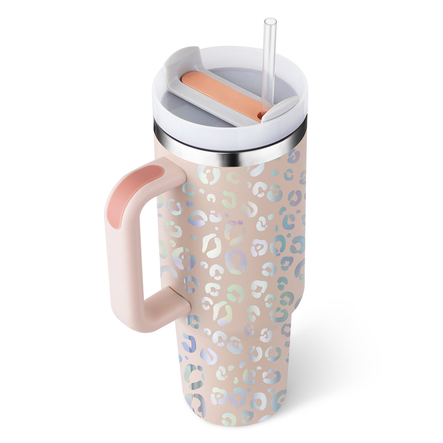 Tumbler With Handle (Straw Insulated)