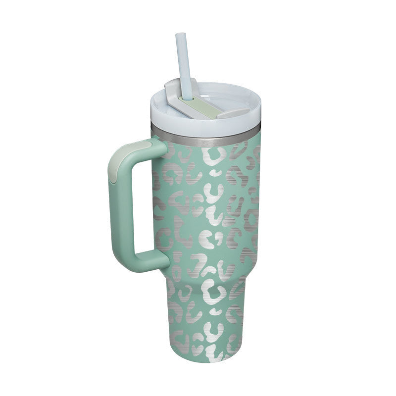 Tumbler With Handle (Straw Insulated)