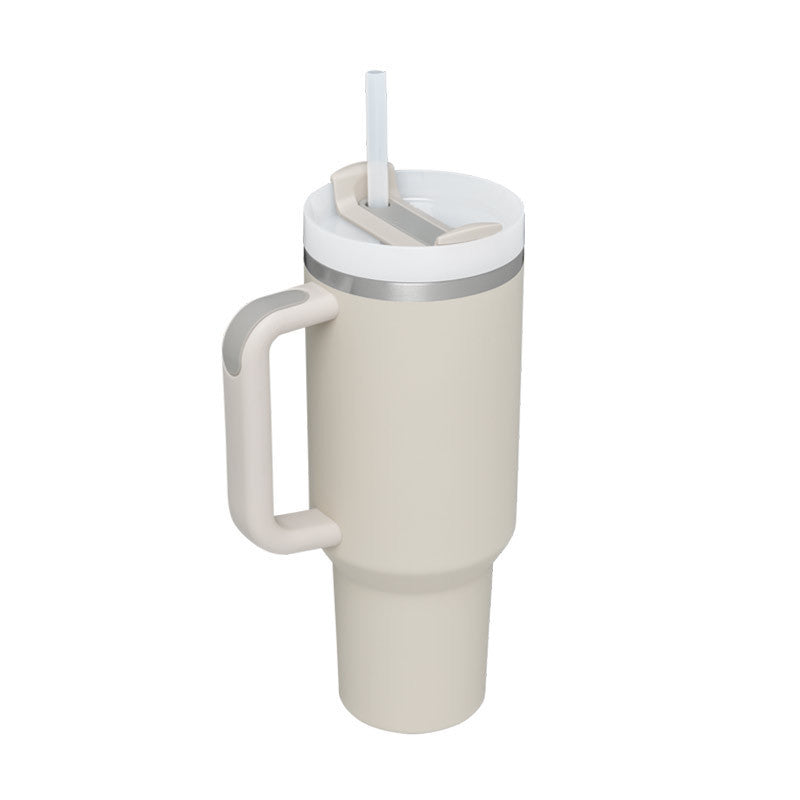 Tumbler With Handle (Straw Insulated)