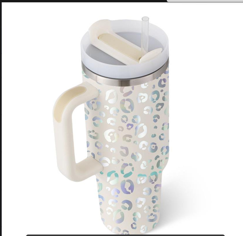 Tumbler With Handle (Straw Insulated)