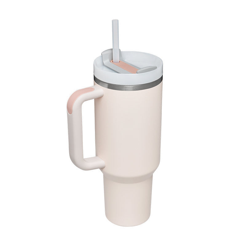 Tumbler With Handle (Straw Insulated)