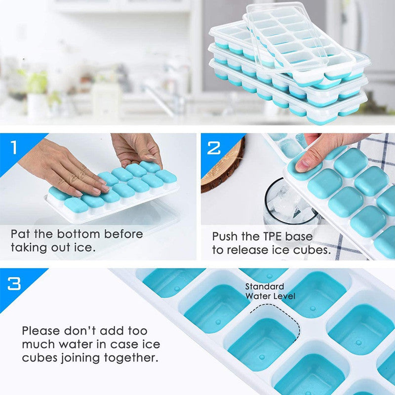 Silicone ice tray