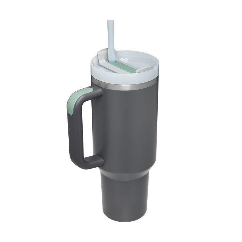Tumbler With Handle (Straw Insulated)