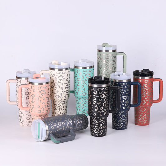 Tumbler With Handle (Straw Insulated)