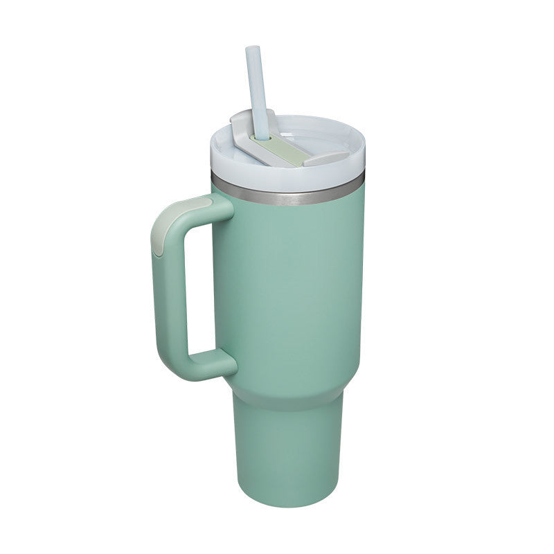 Tumbler With Handle (Straw Insulated)