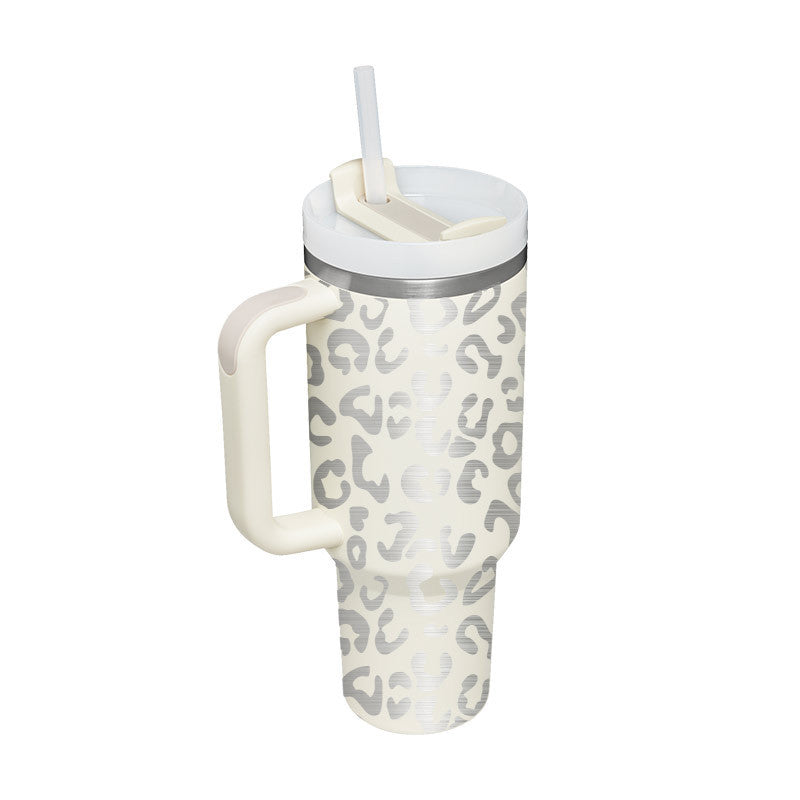 Tumbler With Handle (Straw Insulated)