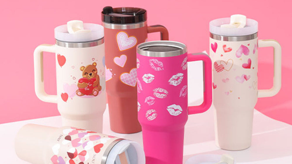 Tumbler With Handle (Straw Insulated)