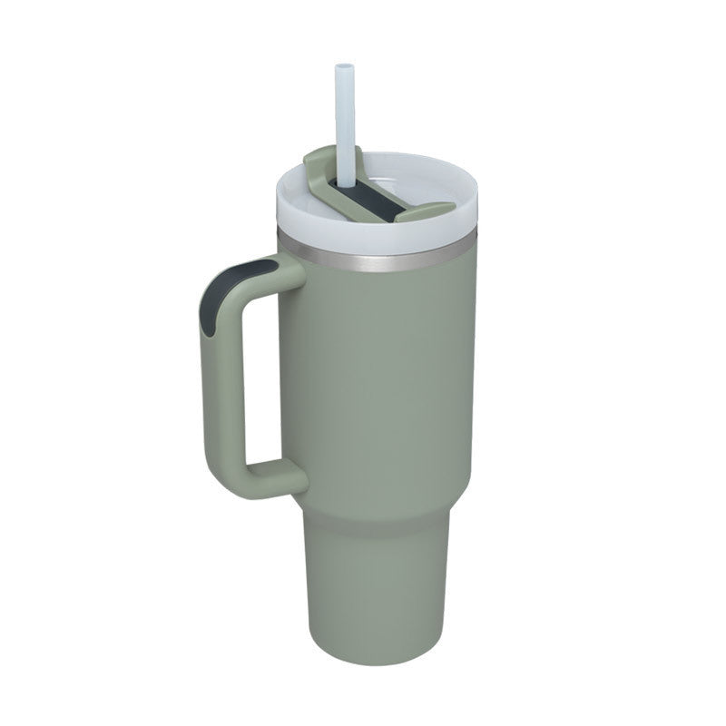 Tumbler With Handle (Straw Insulated)
