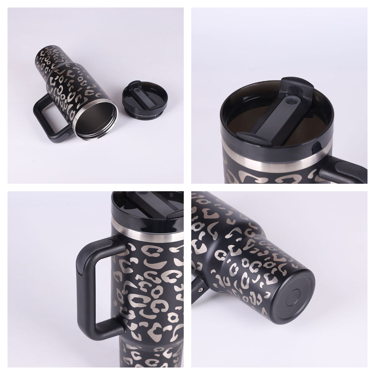 Tumbler With Handle (Straw Insulated)