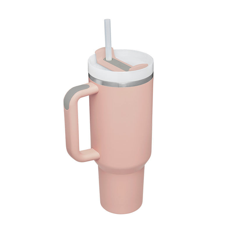 Tumbler With Handle (Straw Insulated)